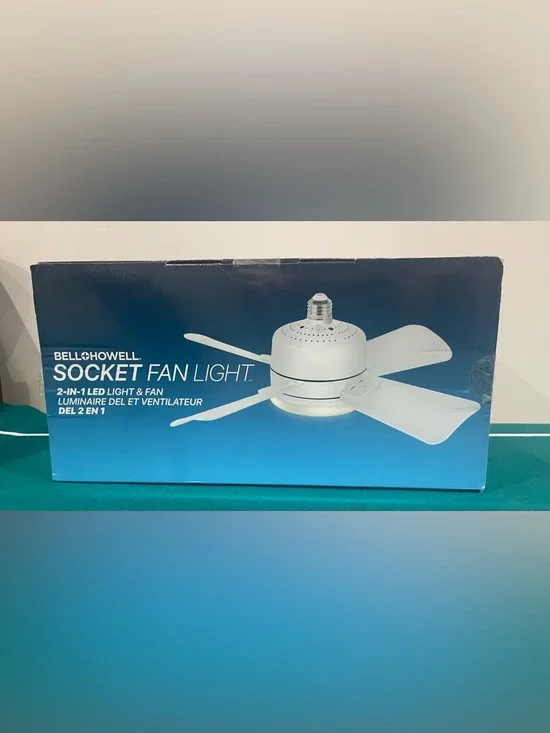 Socket Fan Light - Picture 2 of 4